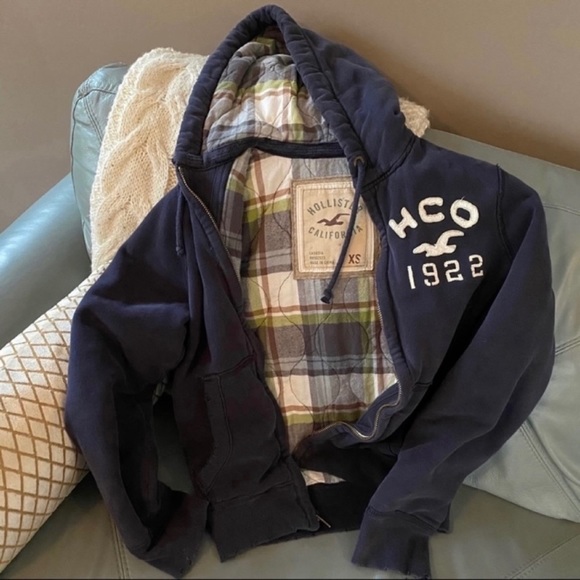 Hollister Other - Warm SUPER SOFT Quilted HEAVY Mens HOLLISTER HCO Hooded COAT Jacket HOODIE XS